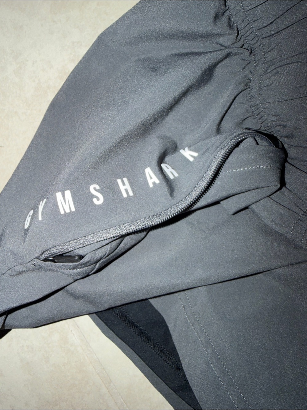 Gymshark Black Active Training Shorts Drawstring Waistband Lined 5 inch - Picture 6 of 8